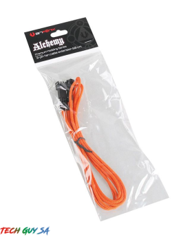 Bitfenix Alchemy Fan cable extension 3-Pin 90CM Orange - Image 2