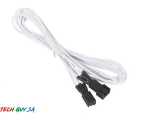 Bitfenix Alchemy Fan cable extension 3-Pin 90CM White