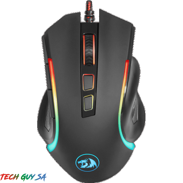 M607-01 Redragon GRIFFIN 7200DPI Gaming Mouse - Black - Image 1