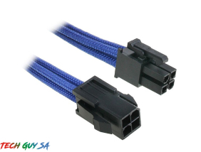 Bitfenix Molex 4-pin male to 4-pin female – Blue - Image 2