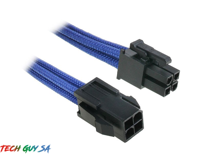 Bitfenix Molex 4-pin male to 4-pin female – Blue - Image 2
