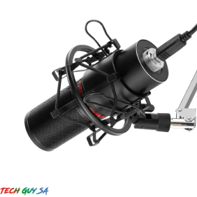 Redragon Cardioid USB Gaming Mic and Tripod - Black - Image 3