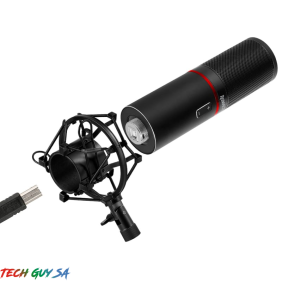 Redragon Cardioid USB Gaming Mic and Tripod - Black - Image 4