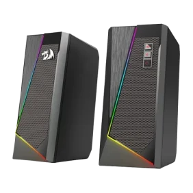 Redragon GS20W ANVIL 3W 2.0 RGB Stereo Desktop PC Speakers – Black
