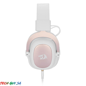 Redragon Zeus 2 USB|Virtual 7.1|2m Cable|3.5mm Detachable Omnidirectional Boom Mic|53mm Driver|Gaming Headset - White - Image 2