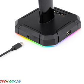 REDRAGON Scepter PRO Quad USB RGB Headset Stand - Image 4