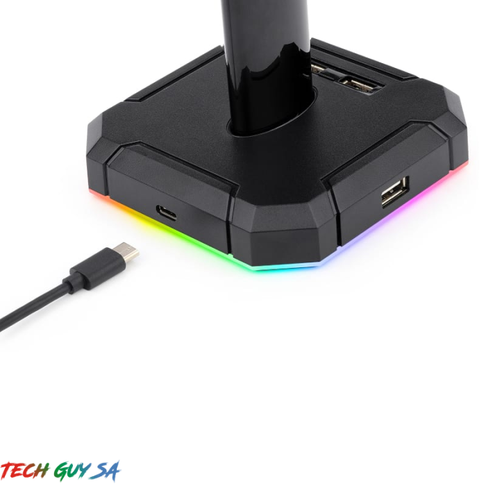 REDRAGON Scepter PRO Quad USB RGB Headset Stand - Image 4