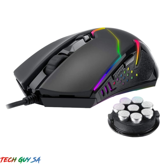 Redragon CENTROPHORUS 7200DPI RGB Gaming Mouse - Black - Image 2