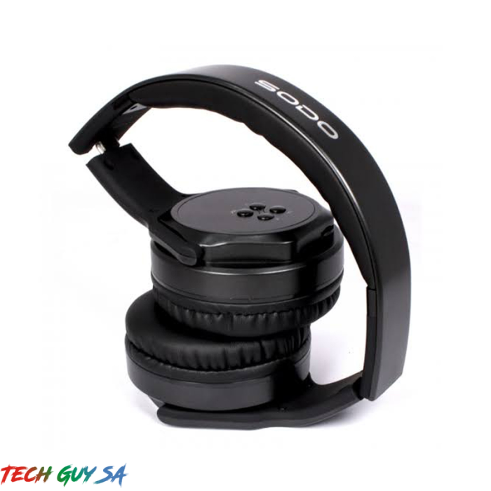 SODO MH3 BT HEADSET & SPEAKER 2-IN-1 - Black - Image 2