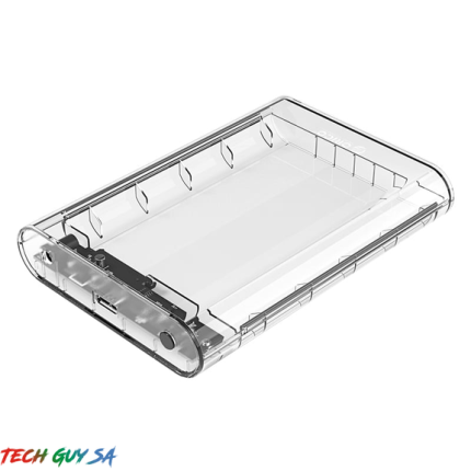 Orico 3.5 USB3.0 External HDD Enclosure Transparent - End of Life