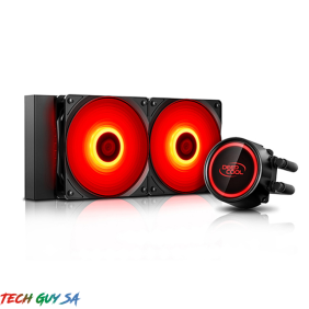 DEEPCOOL GAMMAXXL240T RD CPU LIQ CLR-BK
