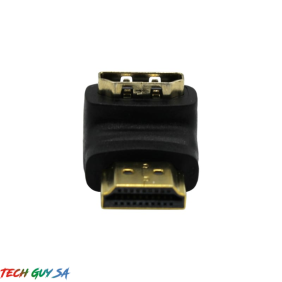 HDMI 90 Degree Male to Female Adapter - Black - End of Life - Image 2