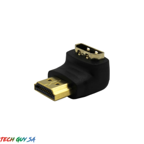 HDMI 90 Degree Male to Female Adapter - Black - End of Life - Image 3