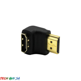 HDMI 90 Degree Male to Female Adapter - Black - End of Life - Image 4