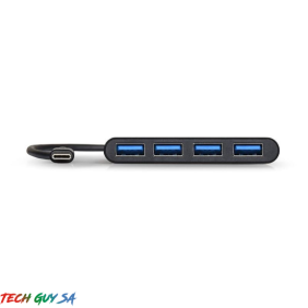 Port USB Type-C to 4 x USB3.0 5Gbps 30cm 4 Port Hub - Blac - Image 4