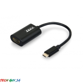 Port USB Type-C to HDMI 15cm 4K@60Hz Adapter - Black - Image 2