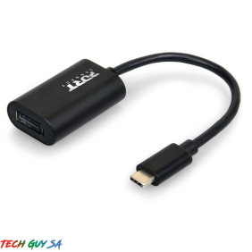 Port USB Type-C to Display Port 2K@60Hz 15cm Adapater - Black - Image 2
