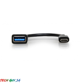 Port USB Type-C to USB3.0 5Gbps 15cm Adapter - Black - Image 3