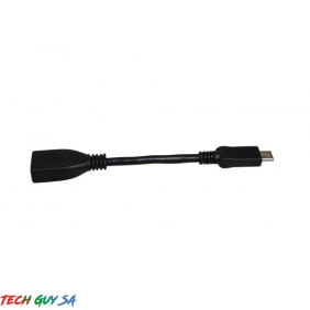 Port USB Type-C to USB3.0 5Gbps 15cm Adapter - Black - Image 4
