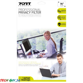 Port Designs Privacy Filter 2D 14 Touch Laptop