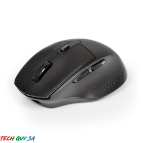 Port Wireless Rechargeable 1600DPI 5 Button Bluetooth Mouse - Black - Image 4
