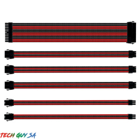 Cooler Master 30CM SLEEVED EXT CAB-BK/RD - End of Life