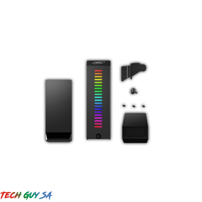 DEEPCOOL GH-01 ADDRESSABLE RGB VERTICAL GRAPHIC CARD HOLDER BLACK - Image 4