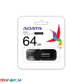 Adata 64GB UV240 USB Flash Drive - Black - Image 3