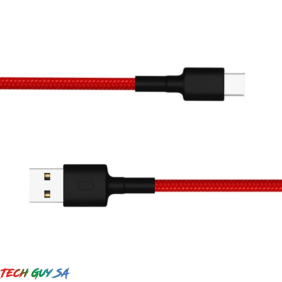 Xiaomi USB Type-C Braided 1m Cable - Red - Image 2