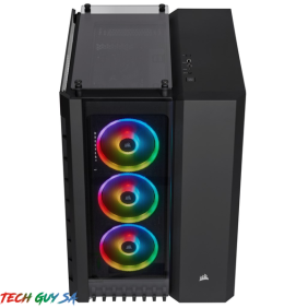 Corsair Crystal Series 680X RGB ATX High Airflow Tempered Glass Smart Case - Black - Image 3
