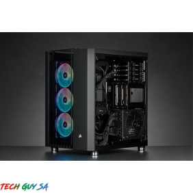Corsair Crystal Series 680X RGB ATX High Airflow Tempered Glass Smart Case - Black - Image 4