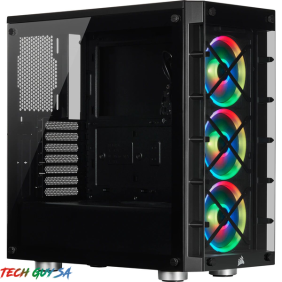 Corsair iCUE 465X RGB Mid-Tower ATX Smart Case – Black