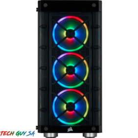 Corsair iCUE 465X RGB Mid-Tower ATX Smart Case – Black - Image 3