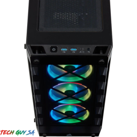 Corsair iCUE 465X RGB Mid-Tower ATX Smart Case – Black - Image 5