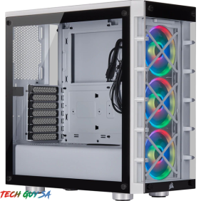 Corsair iCUE 465X RGB Mid-Tower ATX Smart Case - White