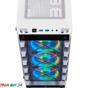 Corsair iCUE 465X RGB Mid-Tower ATX Smart Case - White - Image 6