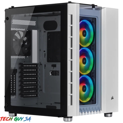 Corsair Crystal Series 680X RGB ATX High Airflow Tempered Glass Smart Case – White
