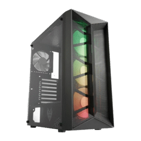 FSP CMT211A ATX Gaming Chassis – Black With FSP HV PRO 550W 80Plus Power Supply Combo - End of Life - Image 4
