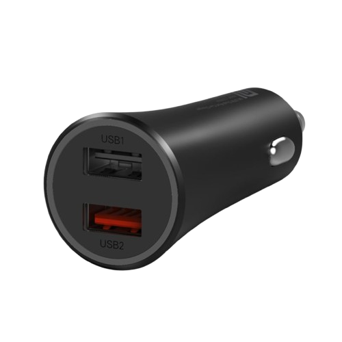 GDS4147GL (1) Xiaomi 37W Dual-Port Car Charger - Black - Image 1