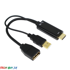 HDMI to Display Port<br> Adapter - Black - End of Life