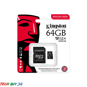 Kingston SDCIT2/64GB MicroSD<br> with SD adapter – Industrial Grade for<br> Extreme Conditions - Image 3