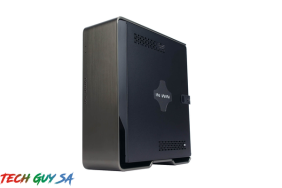 InWin Chopin Pro<br> mini-itx Chassis Silver Black Incl 200W PSU - Image 2