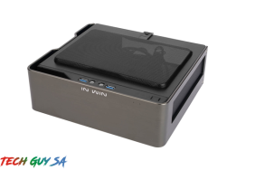 InWin Chopin Pro<br> mini-itx Chassis Silver Black Incl 200W PSU - Image 9