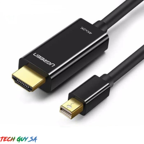 UGREEN 1.5M MINI DISPLAYPORT MALE TO HDMI MALE 4K@30HZ CABLE BLACK