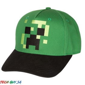MINECRAFT<br>PIXEL CREEPER CAP GREEN - End of Life