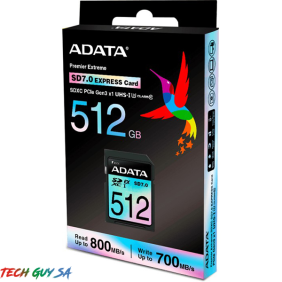 ADATA ASD512GEX3L1 512GB<br> Premier Extreme SDXC SD 7.0 Express Card - Image 4