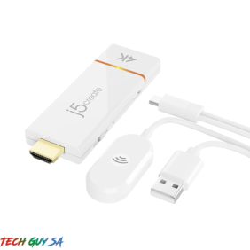 J5create JVAW76 ScreenCast<br> 4K Wireless Display Adapter
