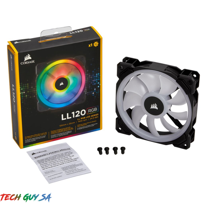 Corsair LL120 RGB 120mm<br> Dual Light Loop RGB LED PWM Fan - Single Pack - Image 3