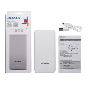 Adata T10000 Power Bank - White - Image 7