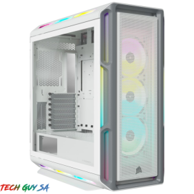 Corsair iCUE 5000T RGB Tempered Glass Mid-Tower ATX PC Case – White